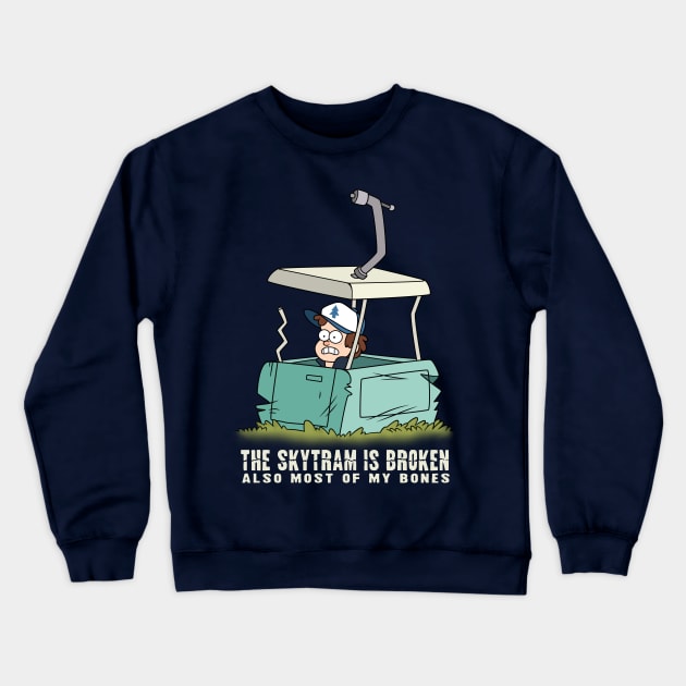 Broken Skytram Crewneck Sweatshirt by MagicalNoms